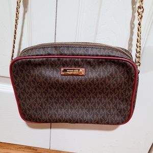 MICHAEL KORS Ginny Logo Crossbody Bag